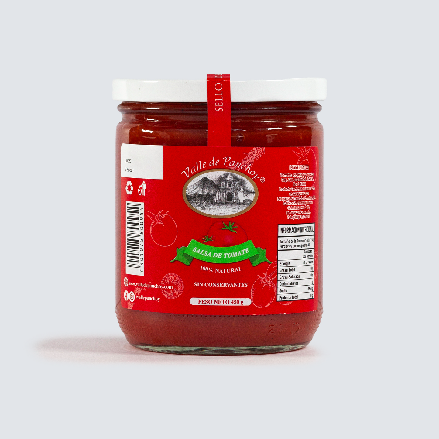 Salsa de Tomate - Valle de Panchoy